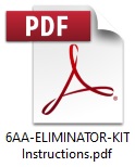 6AA-ELIMINATOR-KIT Instructions